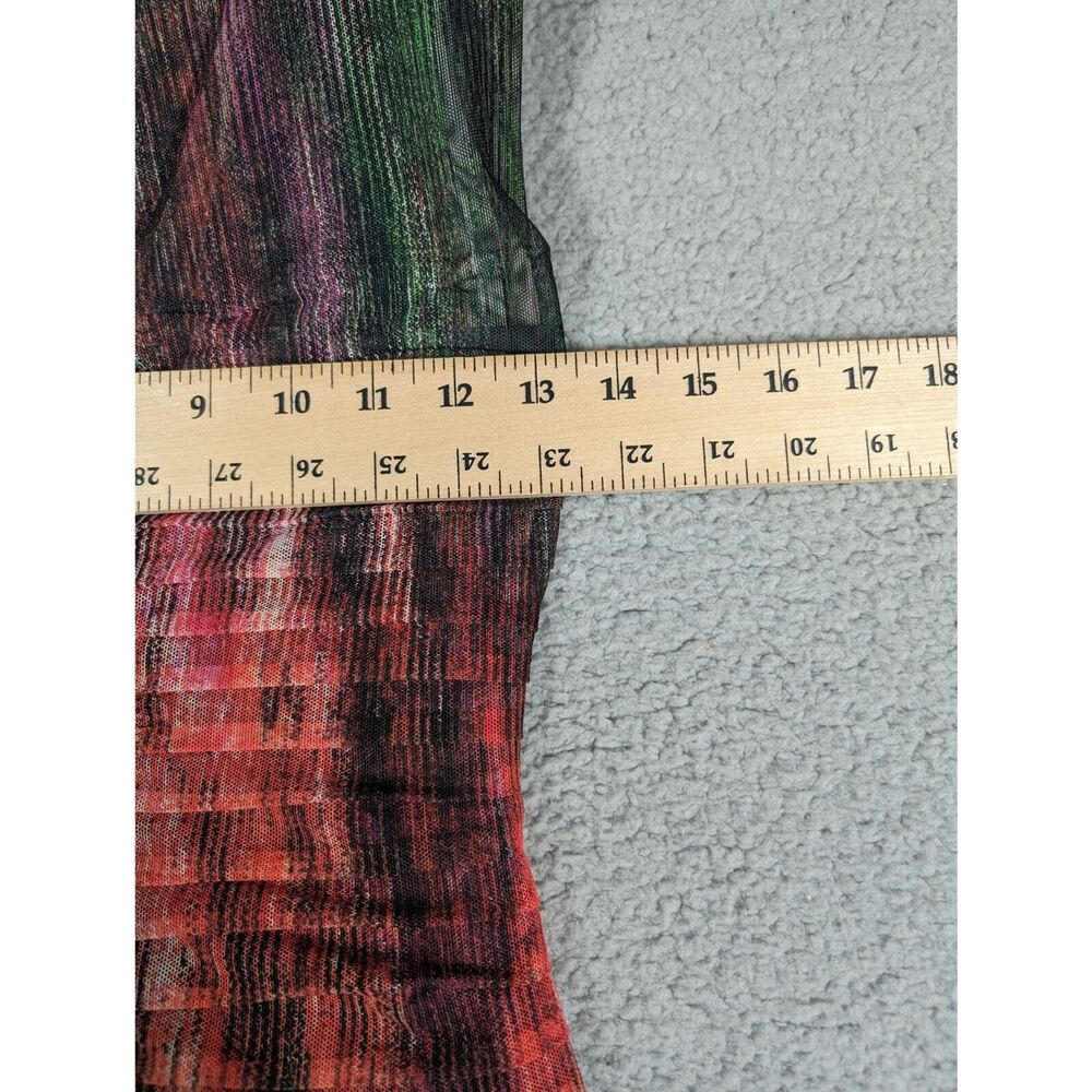 BCBGMaxAzria Dress Womens Size S Multi Color Roxanne Asymmetrical Bodycon Dress - Picture 4 of 5